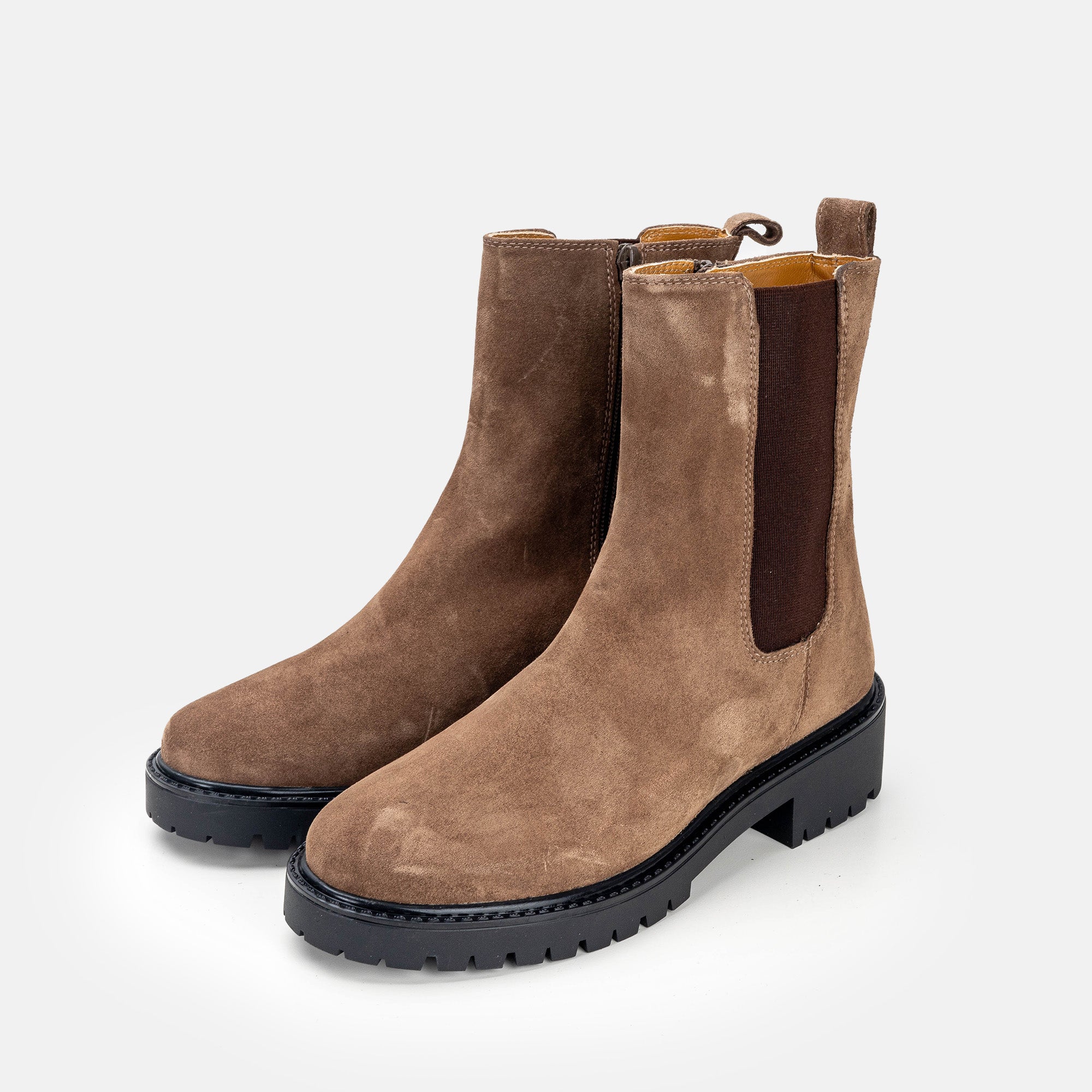 Volzak 7301 Taupe Suede Ankle Boot