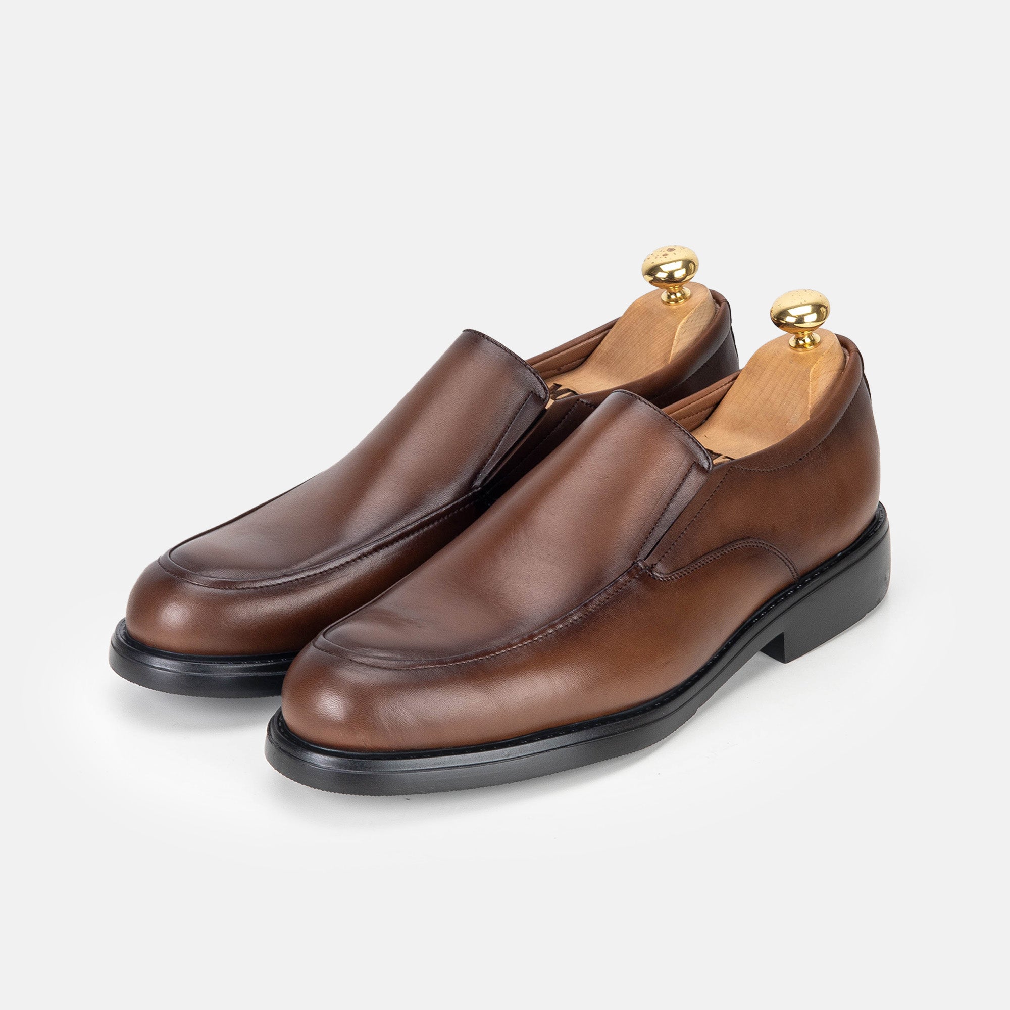 Volzak 5316 chaussure en cuir Marron Vintage