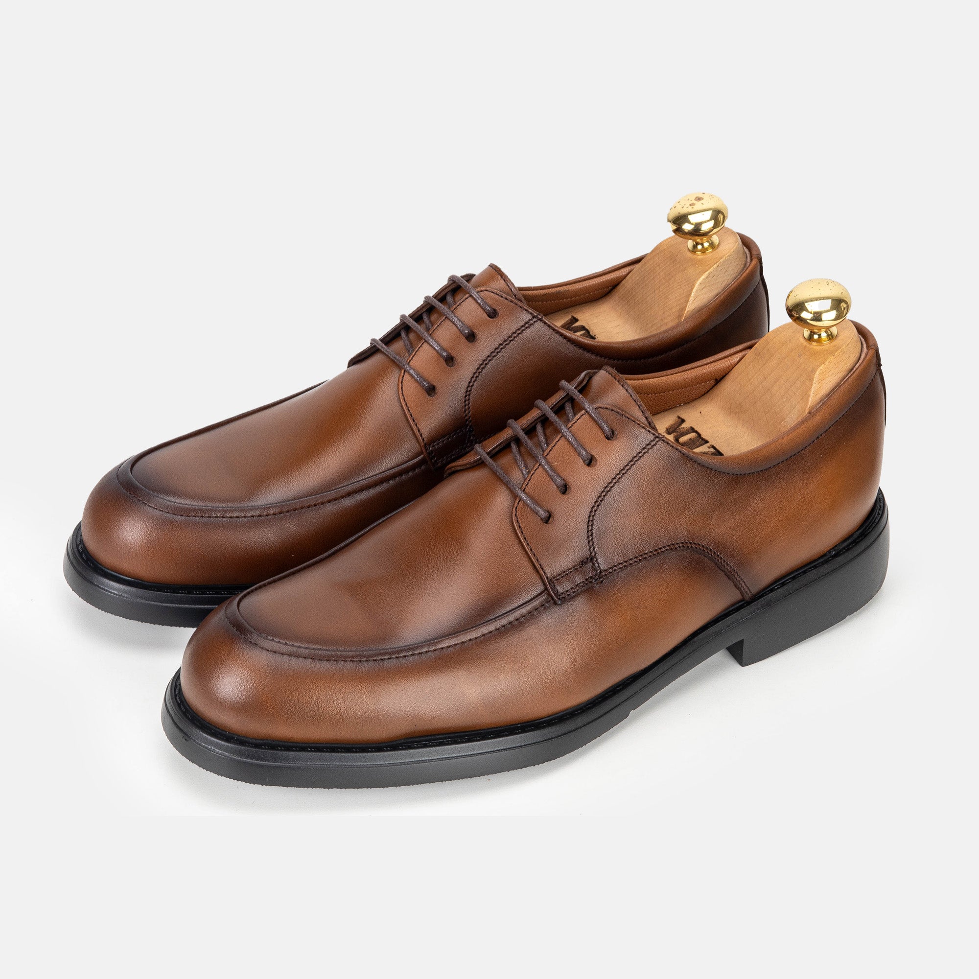Volzak 5317 chaussure en cuir Marron Vintage