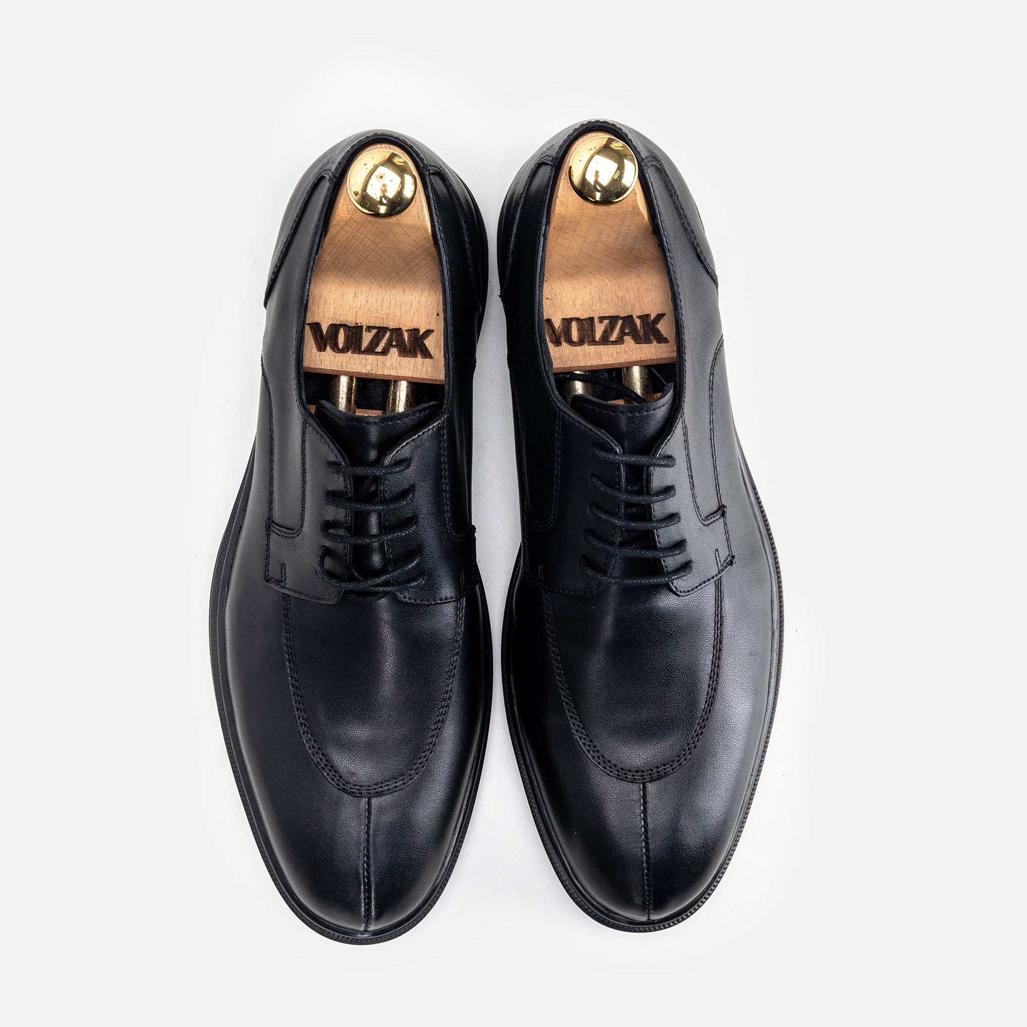 Volzak 0704 Black Leather Shoe