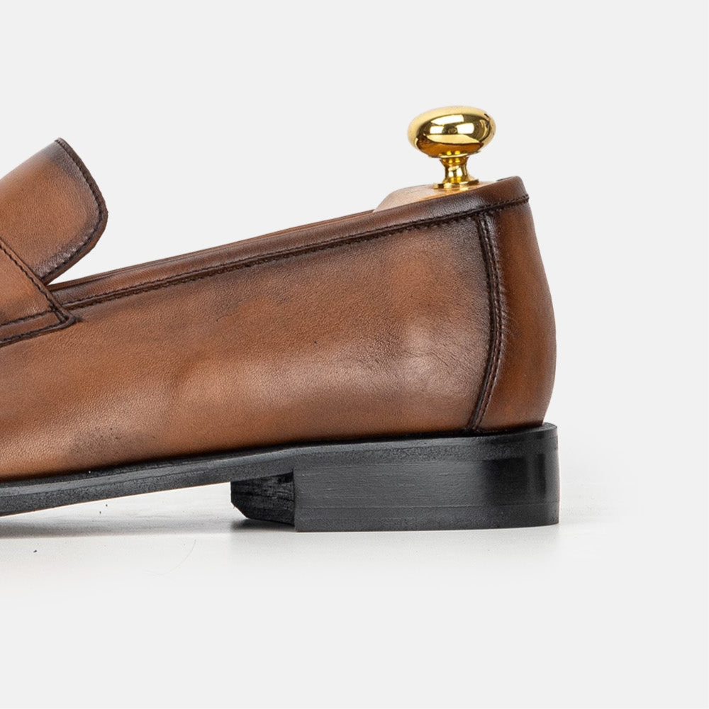 Volzak 5330 chaussure en cuir Marron Vintage