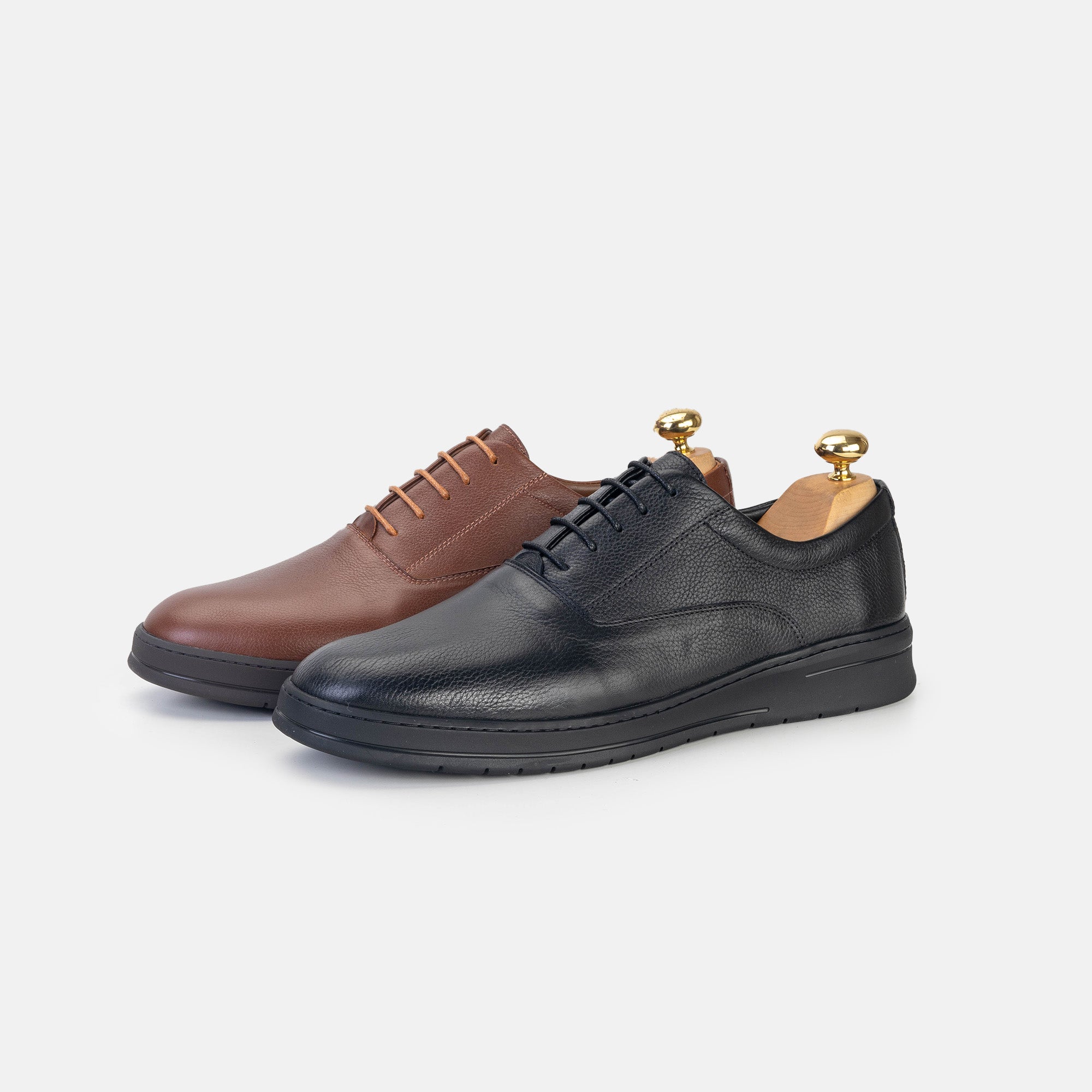 Volzak 6079 Black leather sneaker