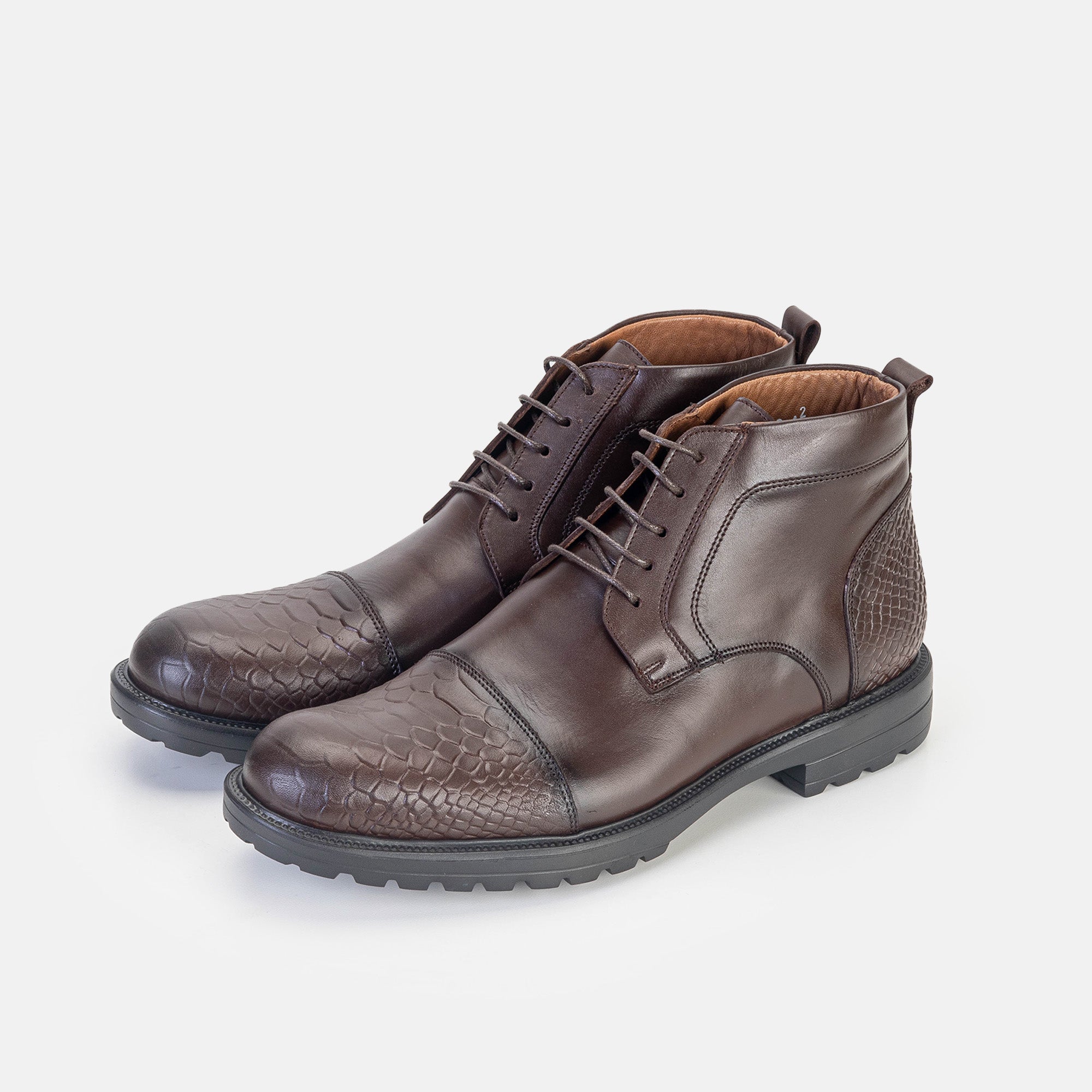 Volzak 5304 Brown Leather Ankle Boot