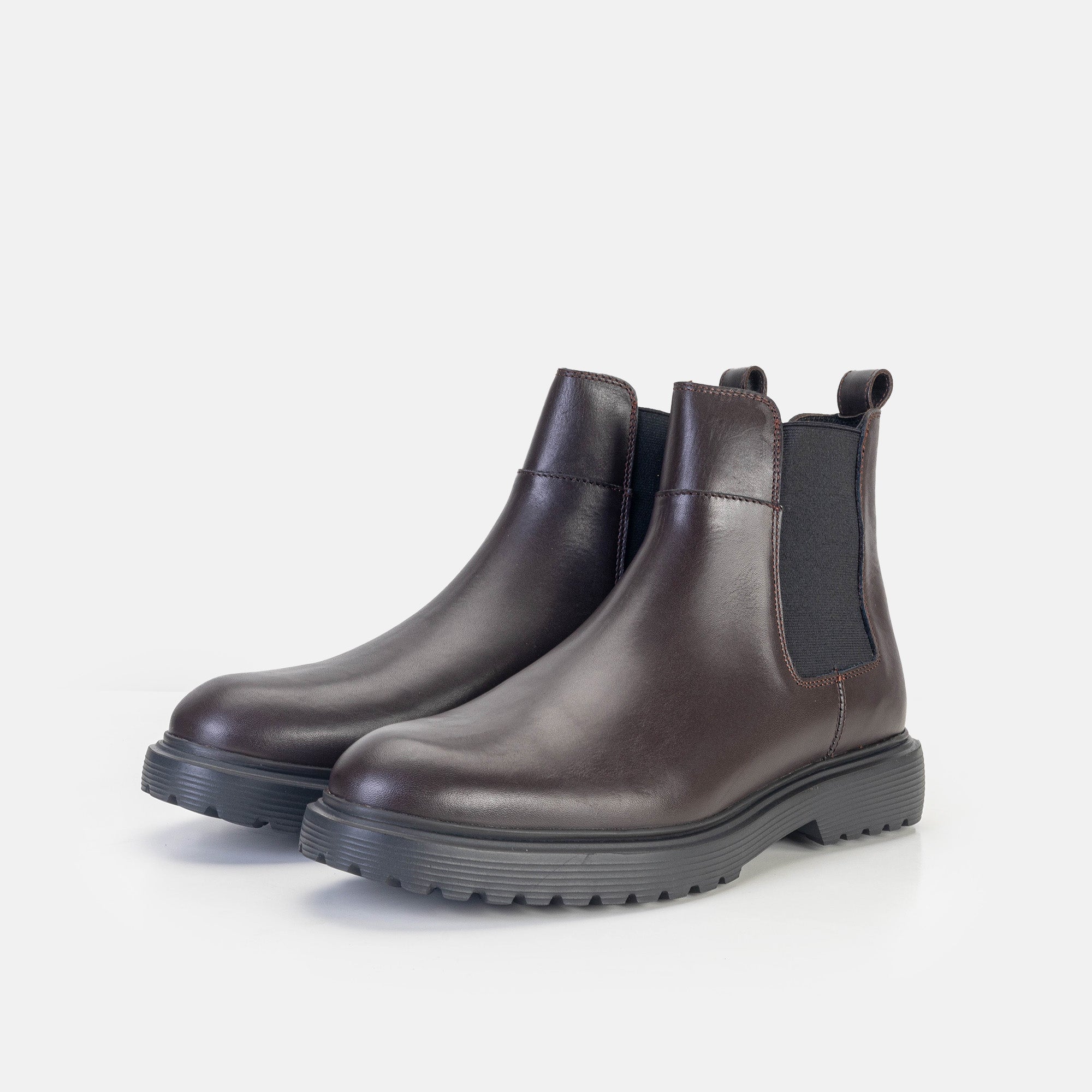 Volzak 0604 Brown leather ankle boot