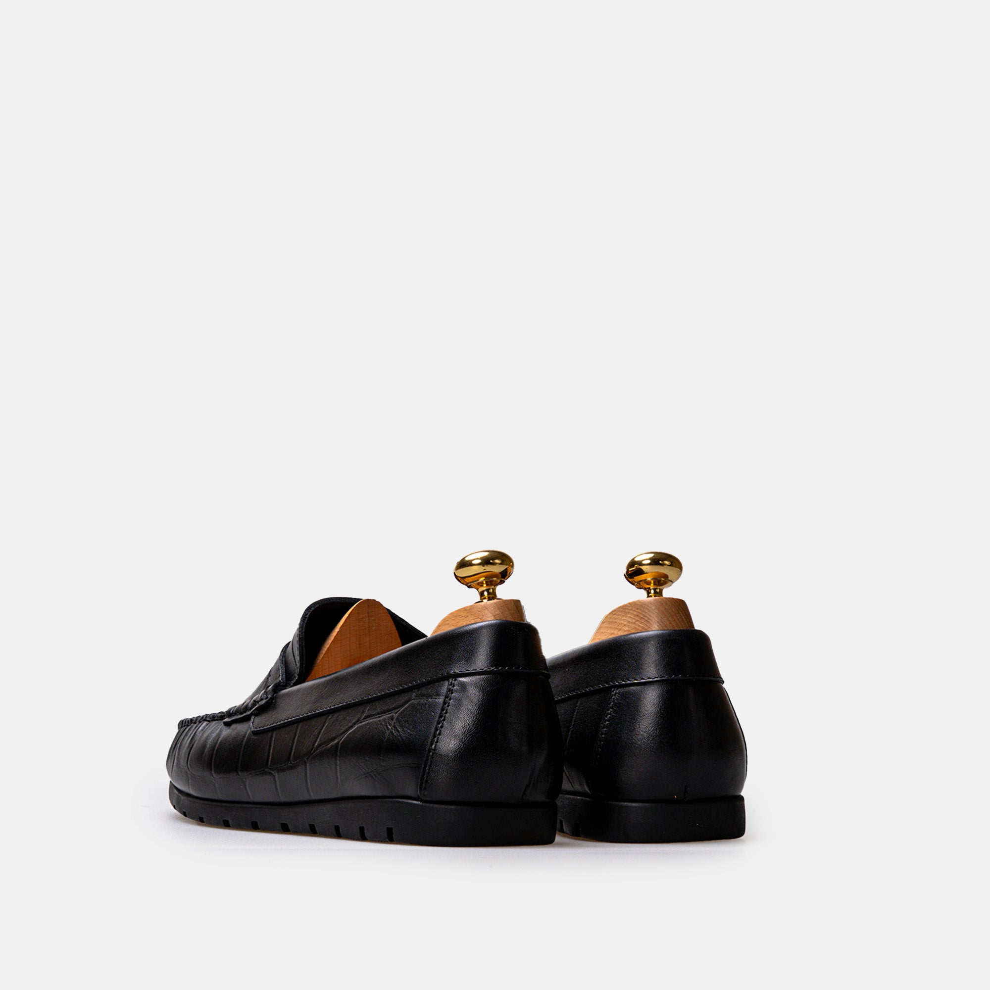Volzak 048 Mocassin en cuir Noir