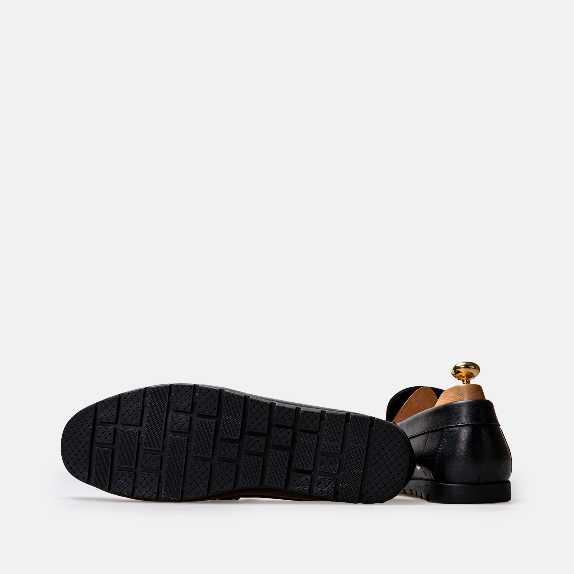 Volzak 048 Mocassin en cuir Noir