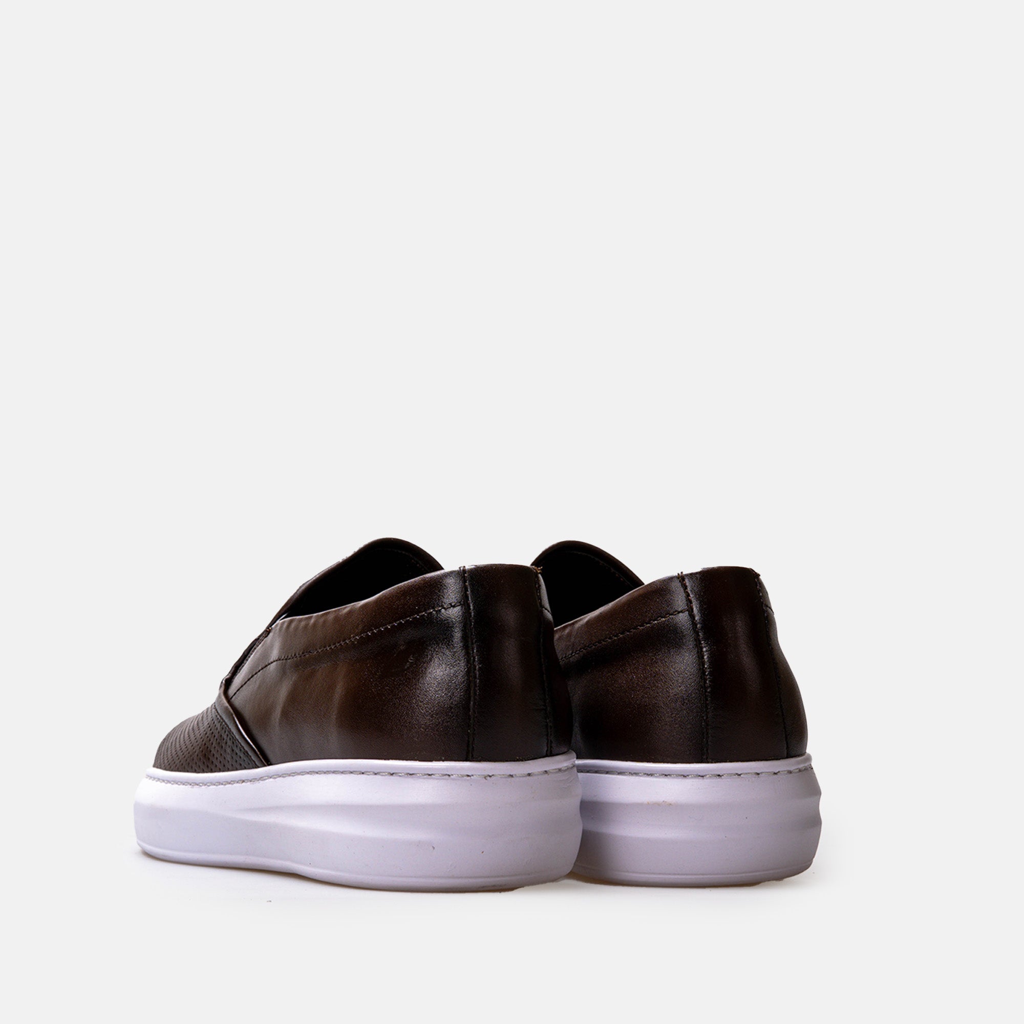 Volzak 5417 basket en cuir Marron
