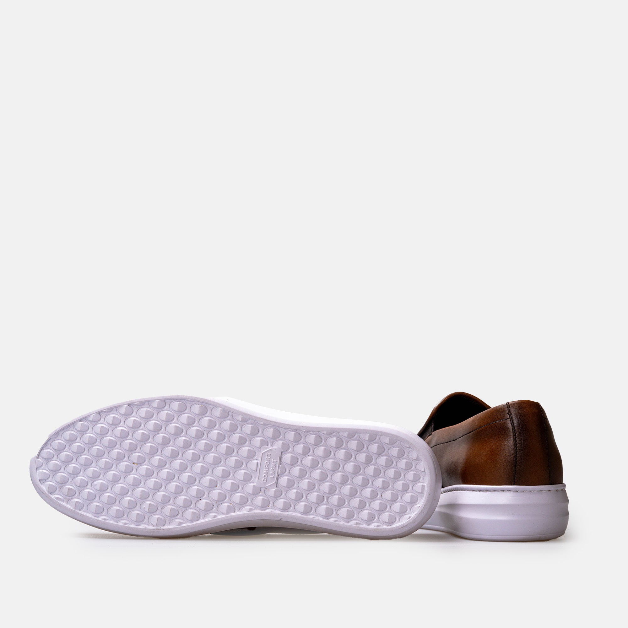 Volzak 5417 Vintage Brown Leather Sneakers