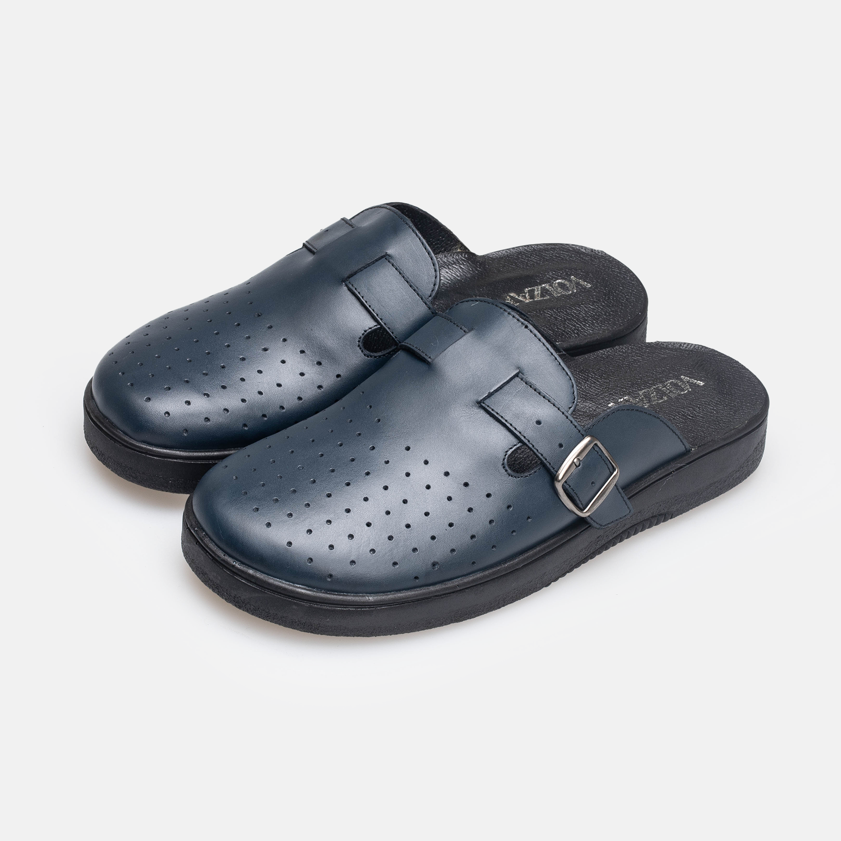 Volzak 5401 Sabot en cuir Bleu