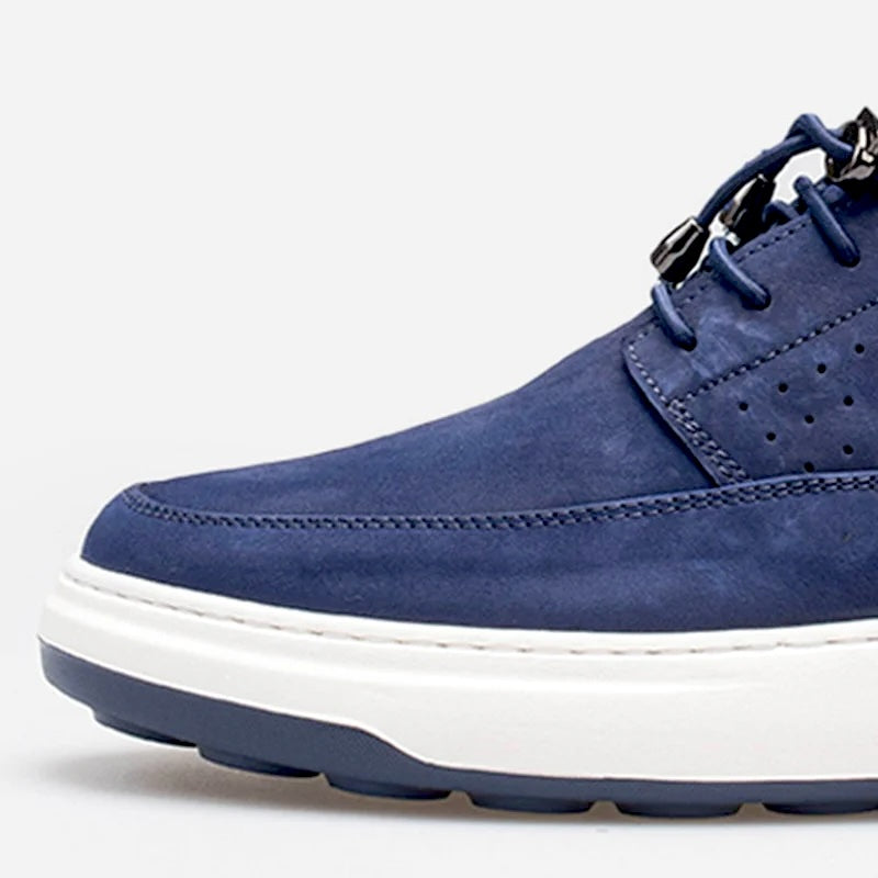 Volzak 317 basket en nubuck Bleu