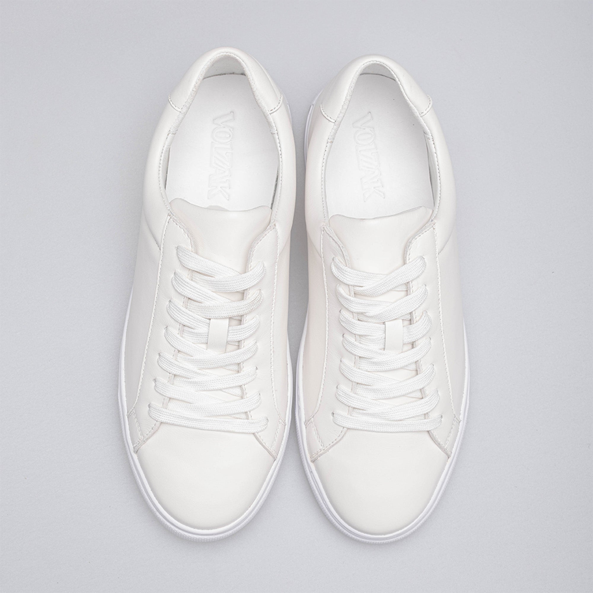 Volzak 1735 Basket en cuir Blanc