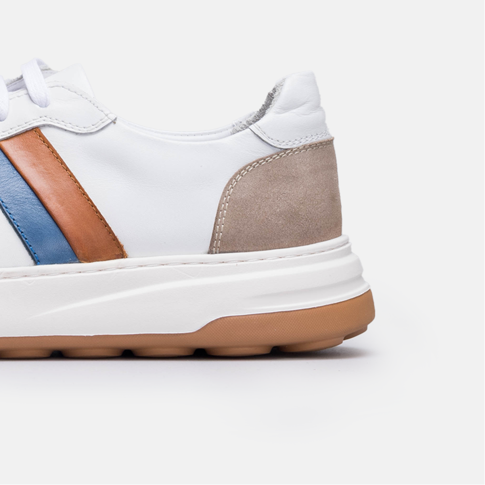 Volzak 7000 basket en cuir Blanc