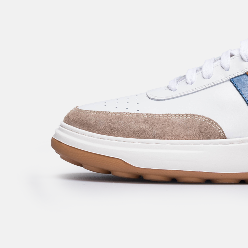 Volzak 7000 basket en cuir Blanc
