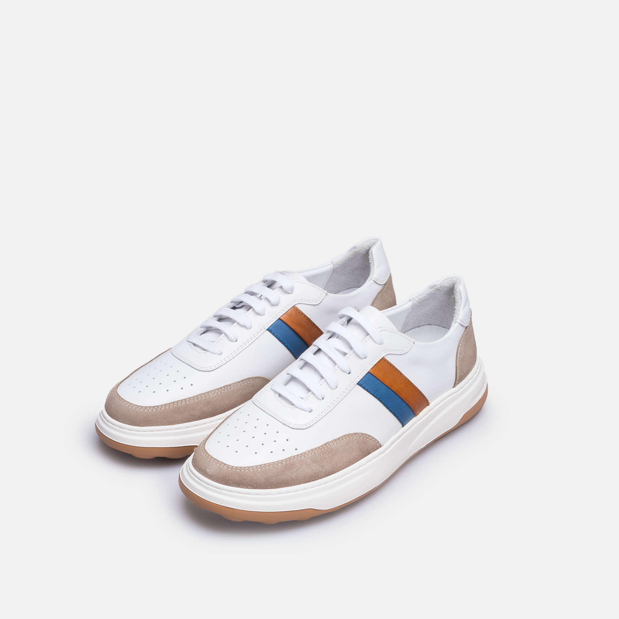 Volzak 7000 basket en cuir Blanc