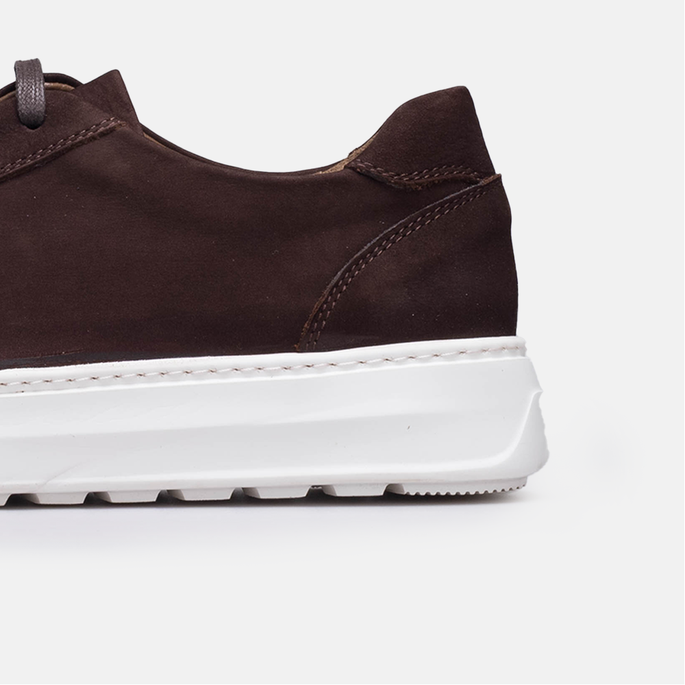 Volzak 6041 Basket en nubuck Marron
