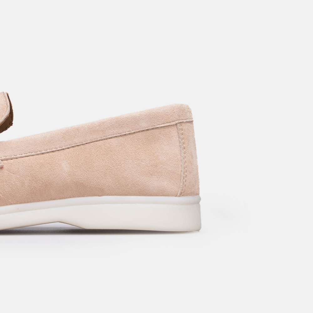 Volzak 1007 mocassin en daim Beige