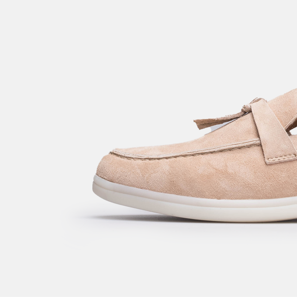 Volzak 1007 mocassin en daim Beige