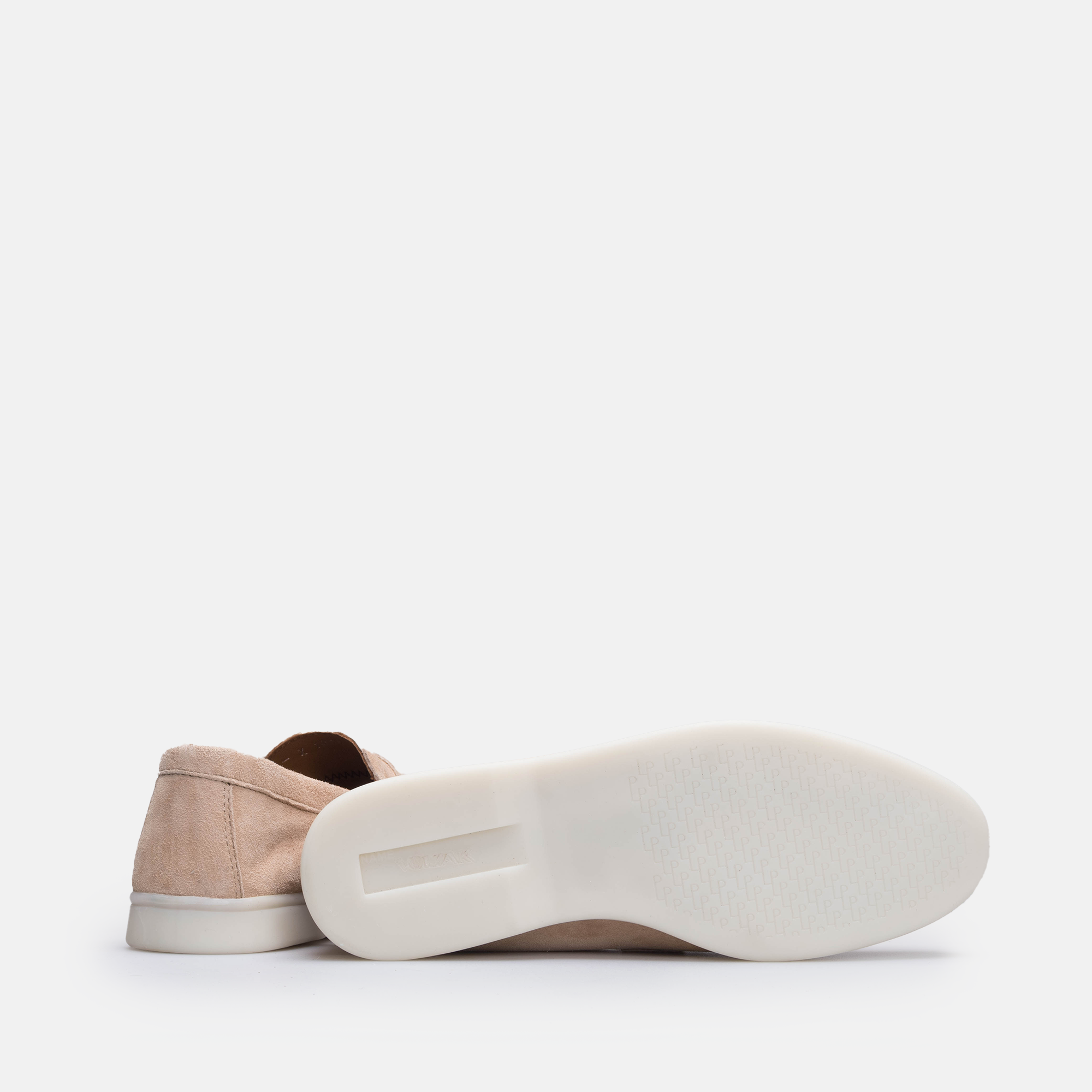 Volzak 1007 mocassin en daim Beige
