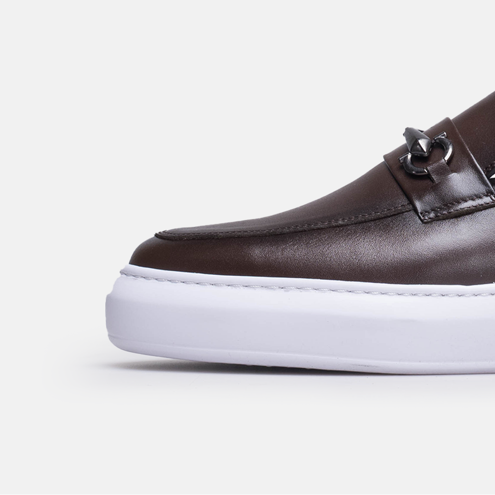 Volzak 5416 basket en cuir Marron