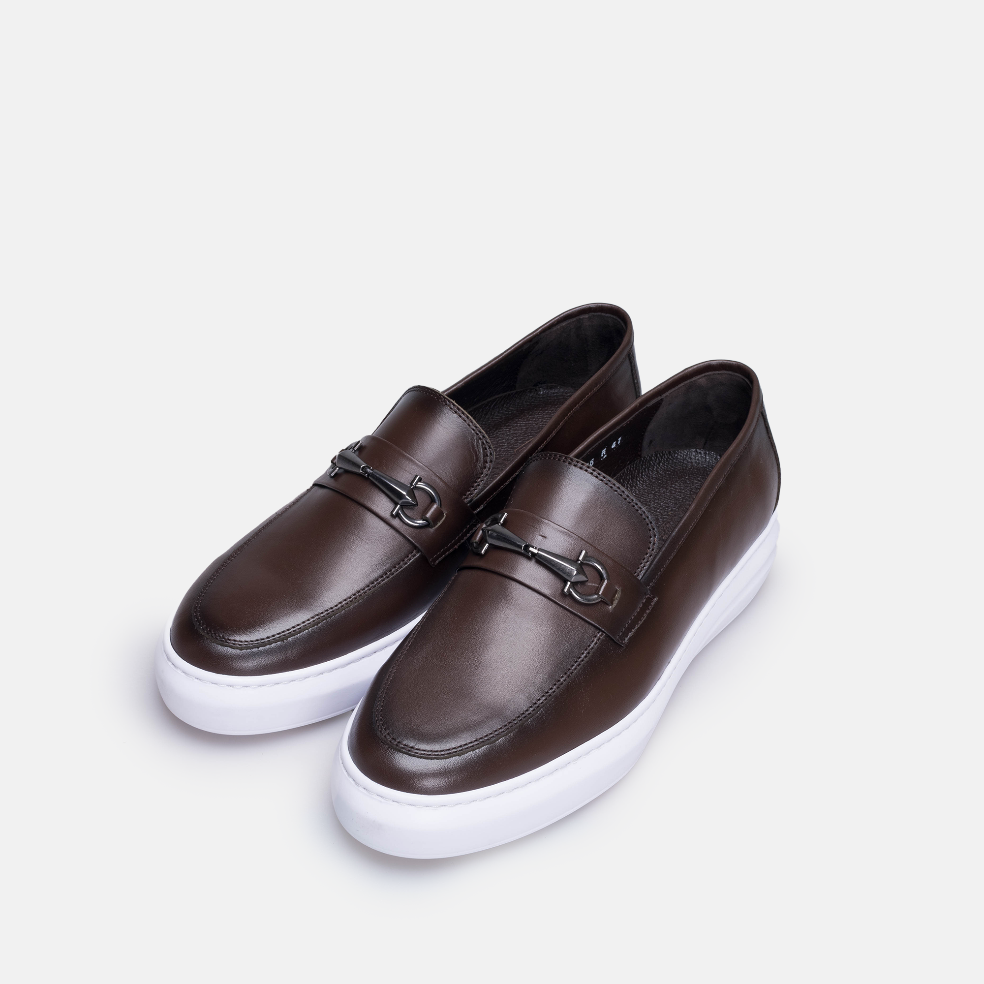 Volzak 5416 basket en cuir Marron