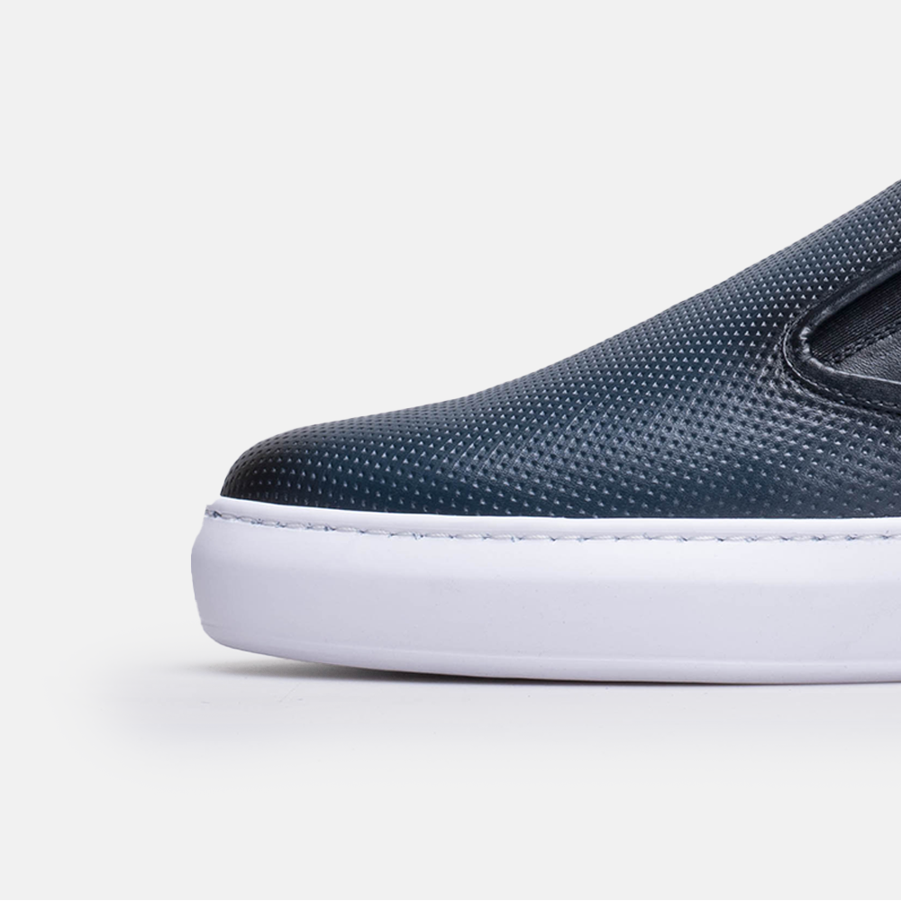 Volzak 5417 basket en cuir Bleu