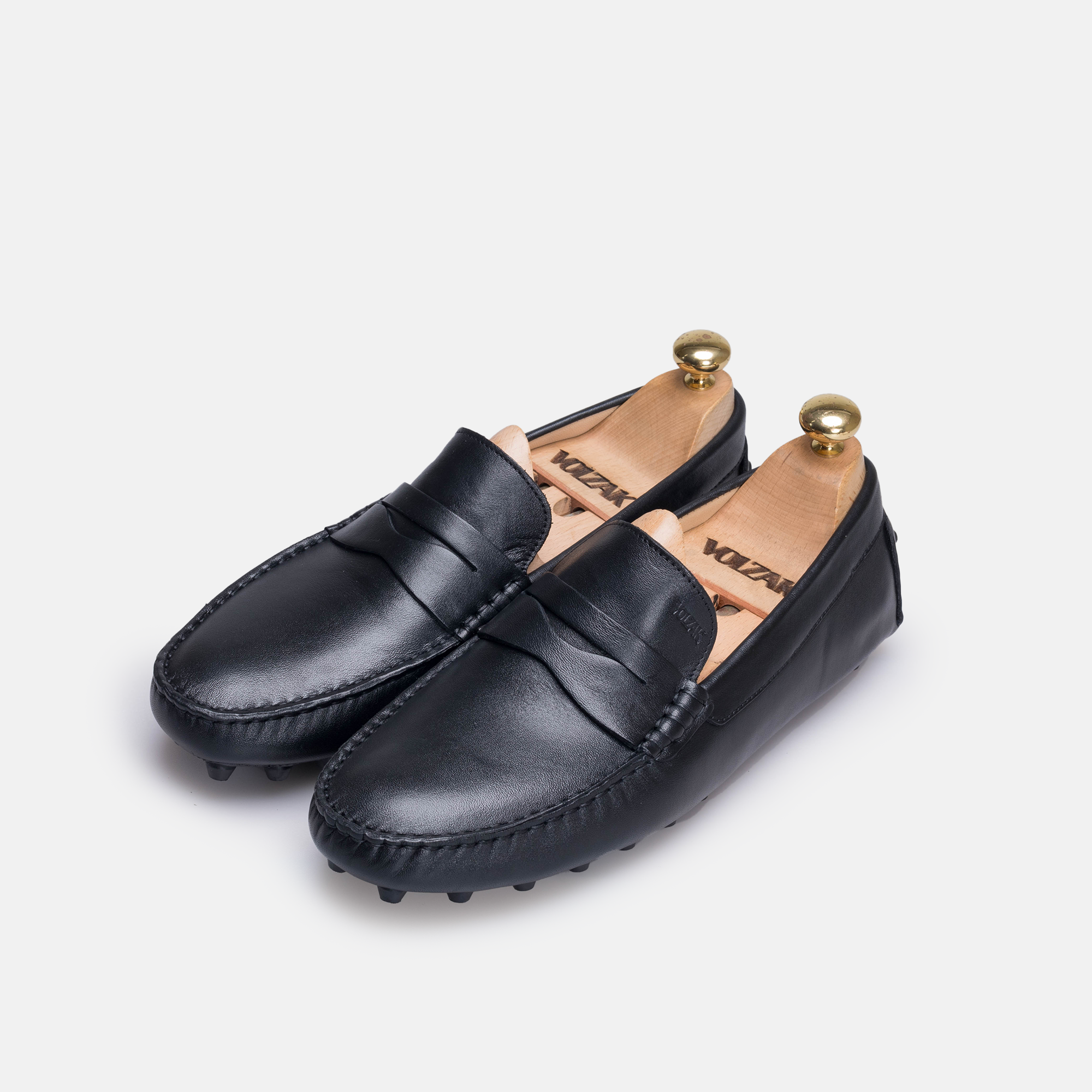 Volzak 2000 Mocassin en cuir Noir