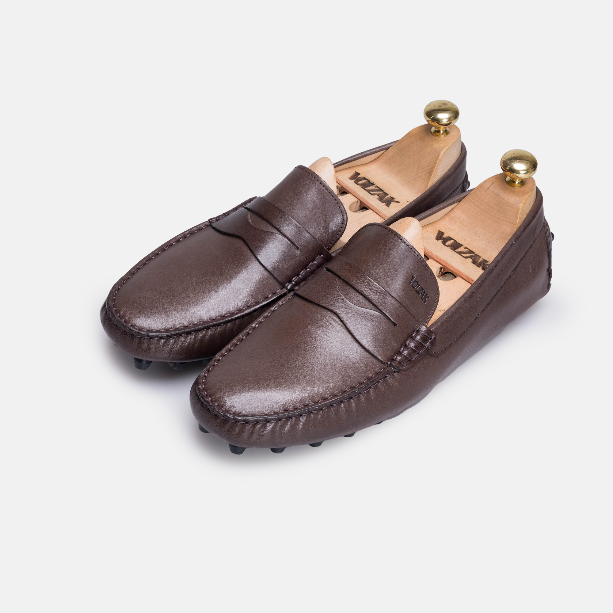 Volzak 2000 Mocassin en cuir Marron