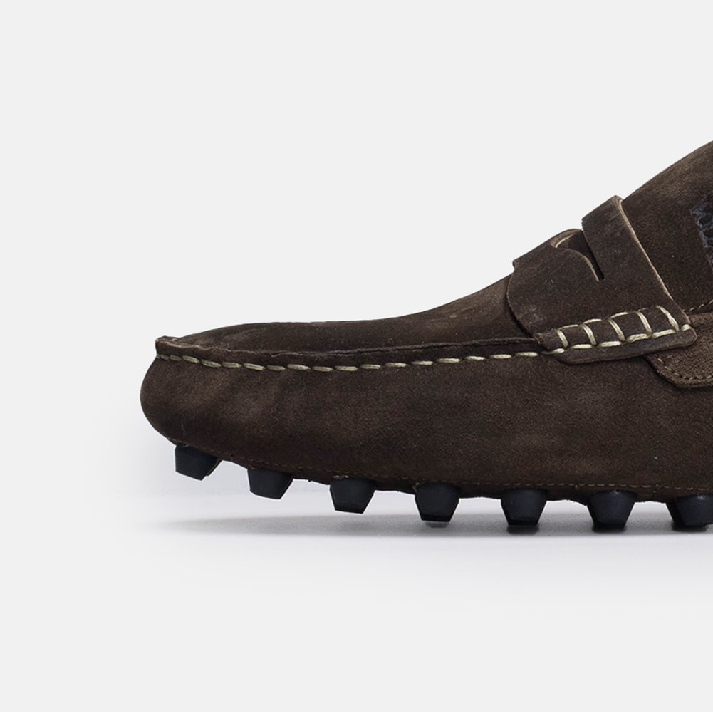 Volzak 2000 Mocassin en daim Vert