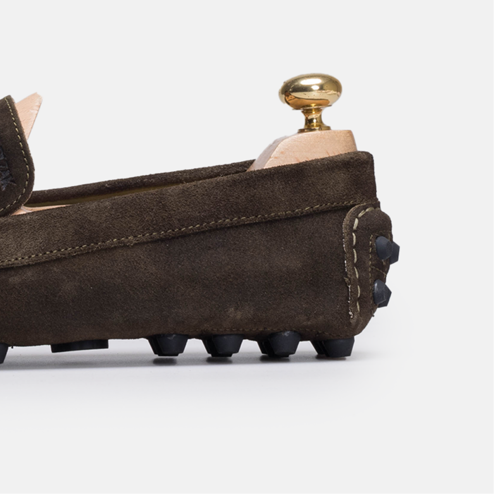 Volzak 2000 Mocassin en daim Vert