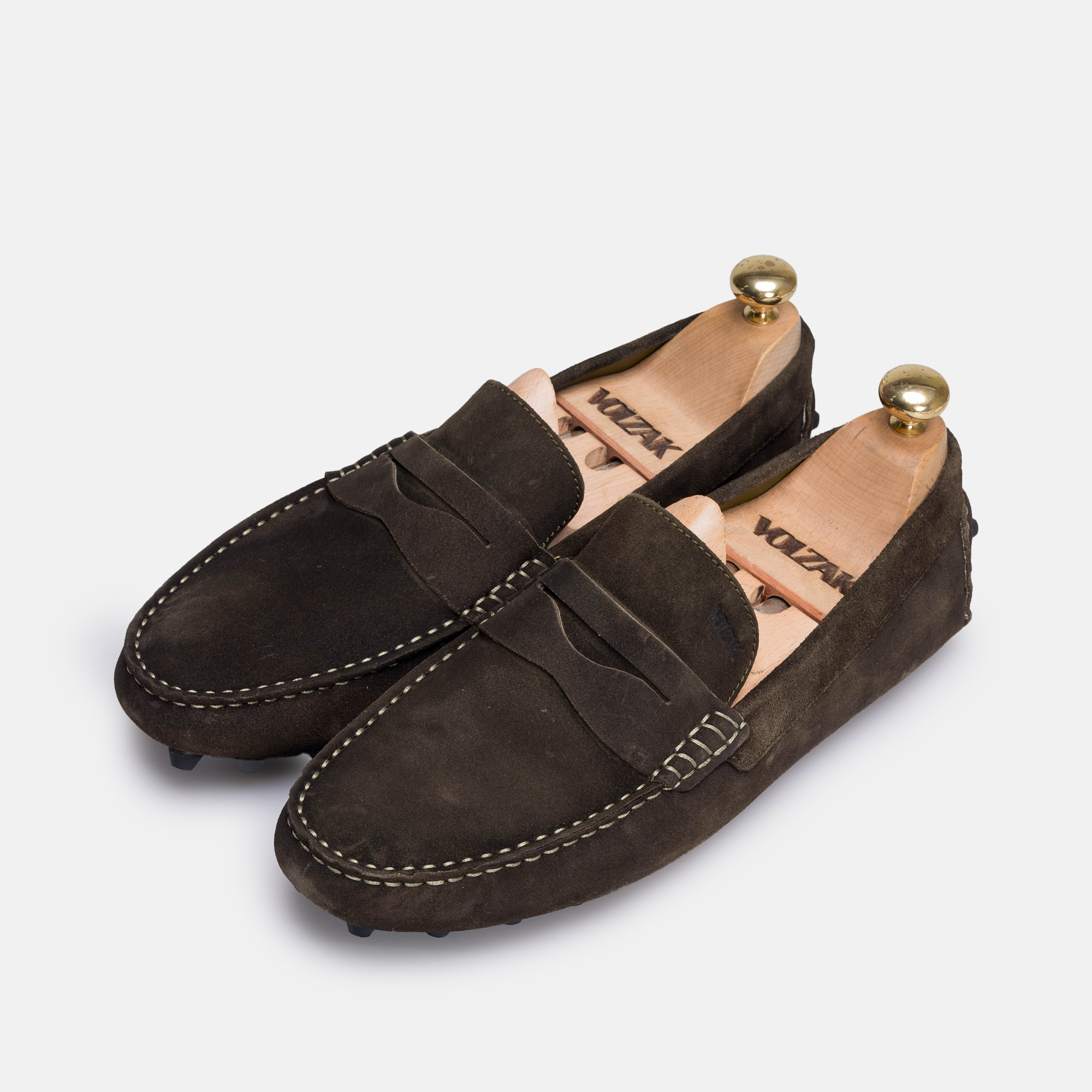 Volzak 2000 Mocassin en daim Vert