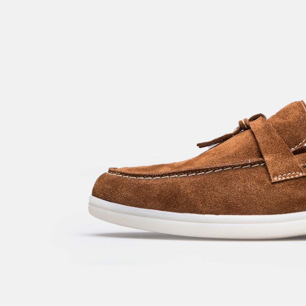 Volzak 1007 mocassin en daim Camel