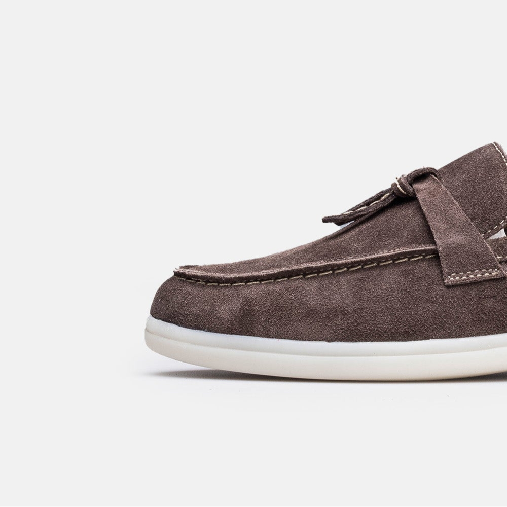 Volzak 1007 mocassin en daim Marron