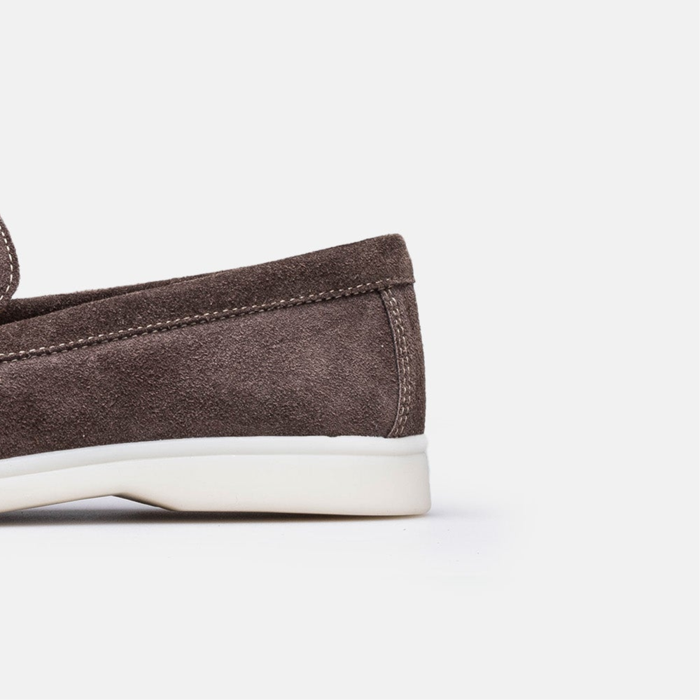 Volzak 1007 mocassin en daim Marron