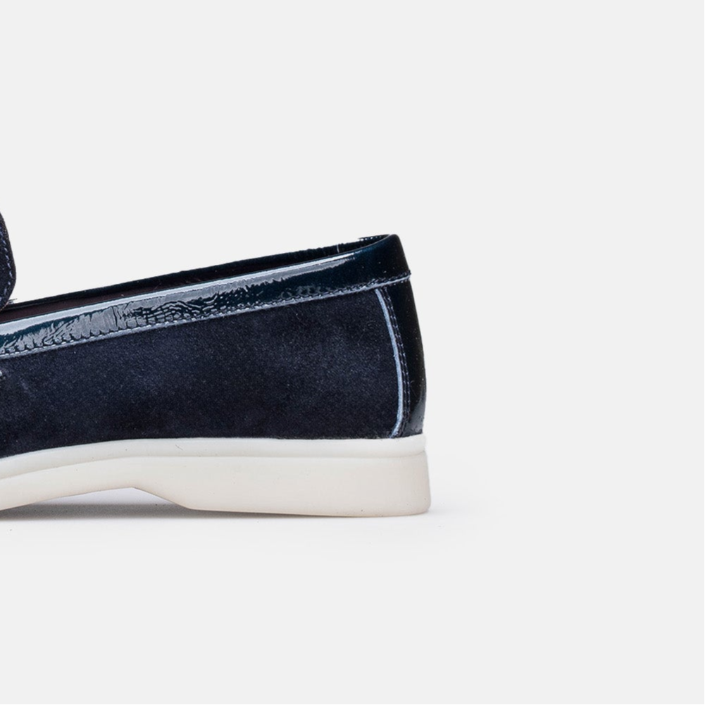 Volzak 1007s mocassin en daim Bleu