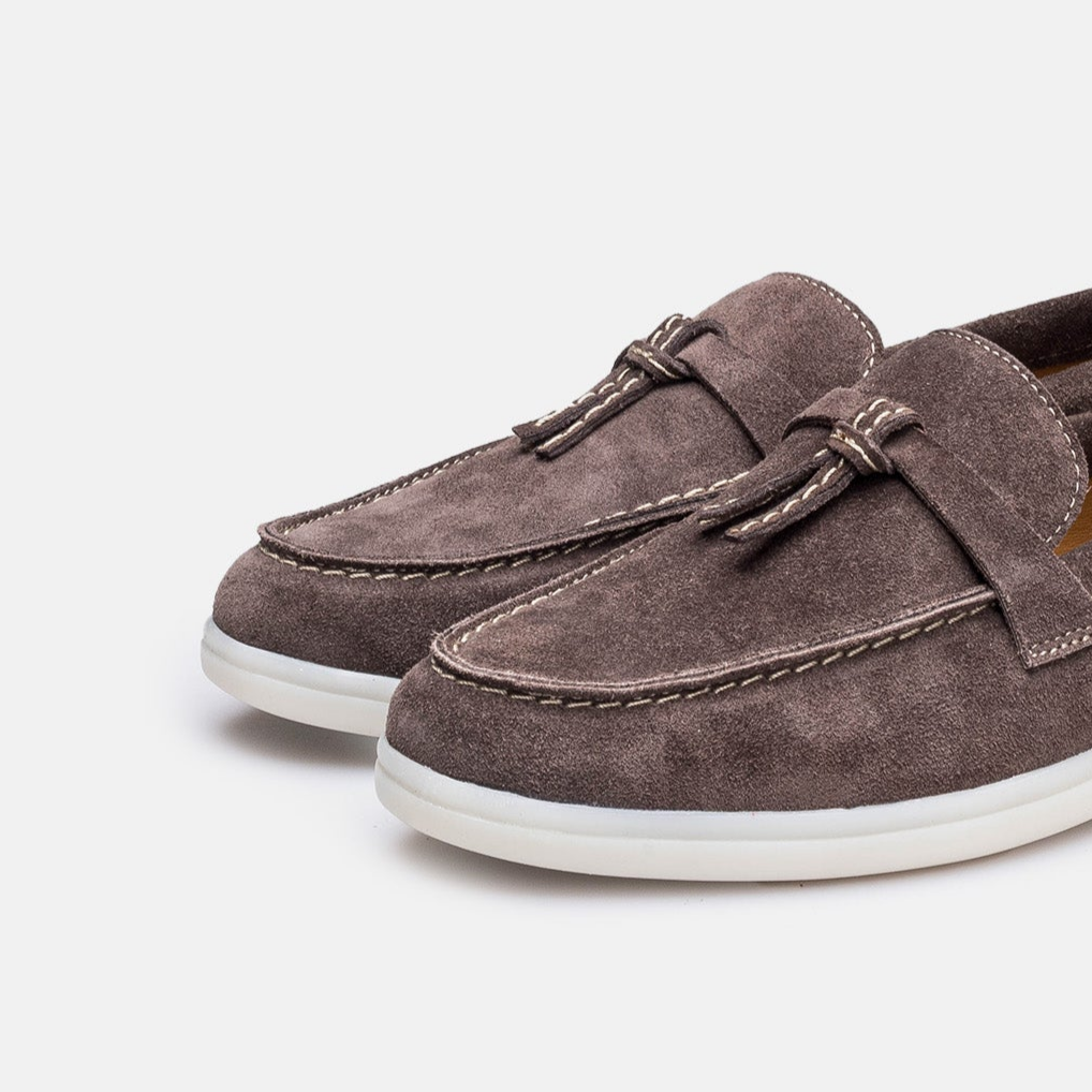 Volzak 1007 mocassin en daim Marron