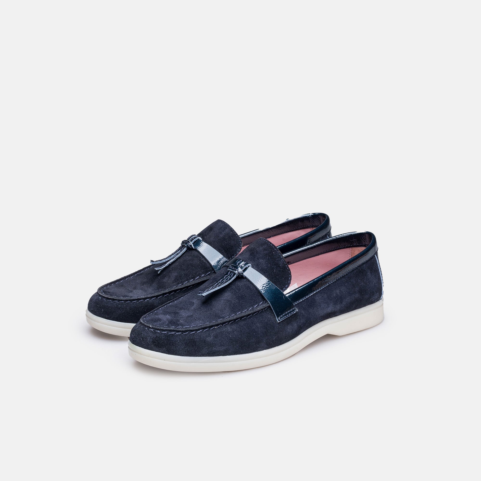 Volzak 1007s mocassin en daim Bleu