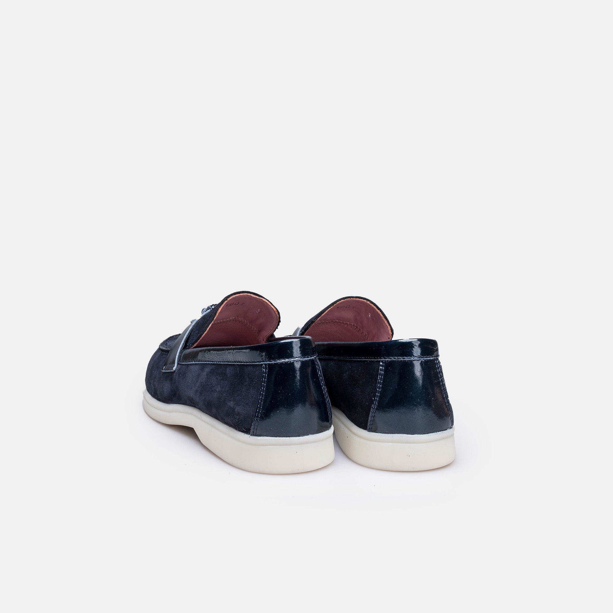 Volzak 1007s mocassin en daim Bleu