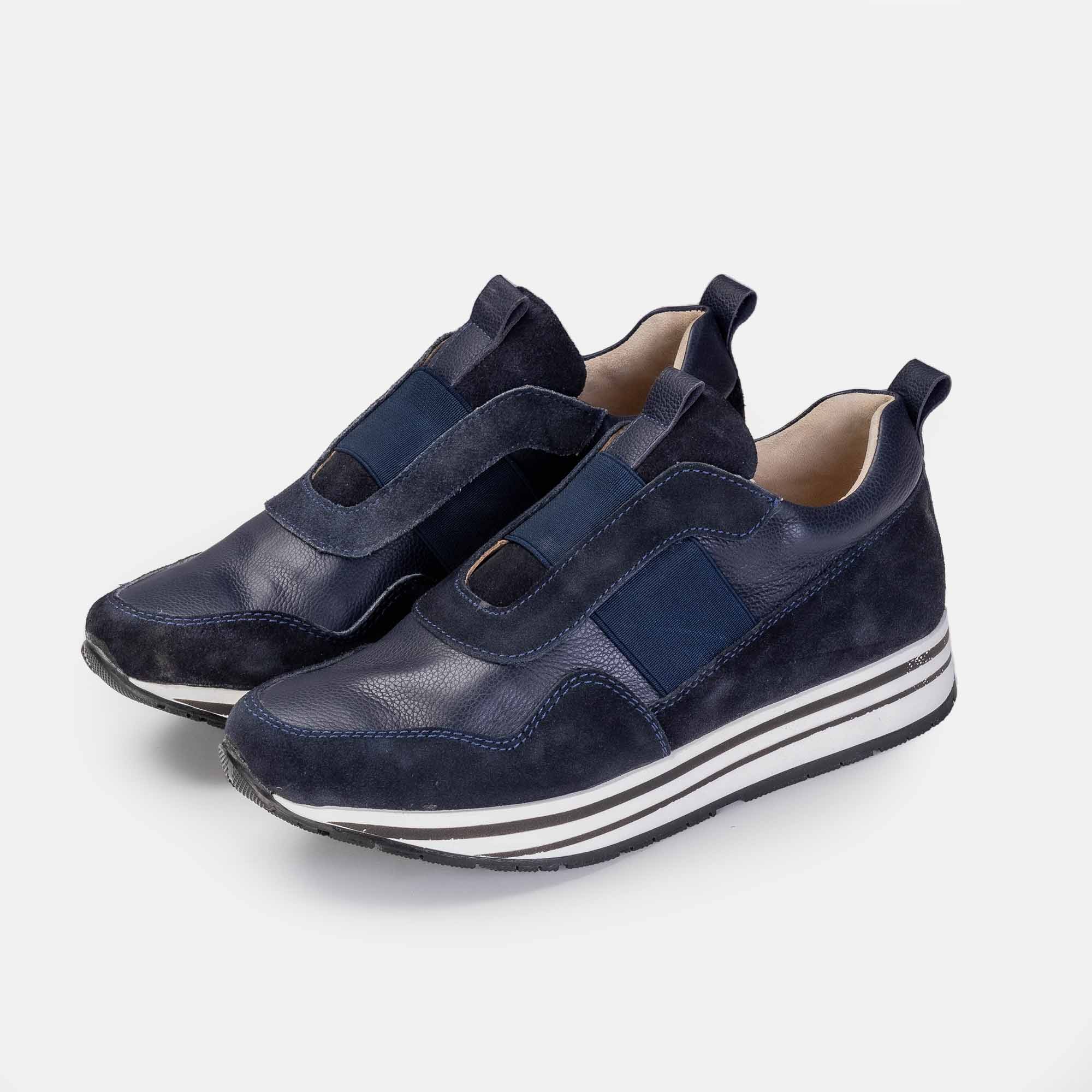 Volzak 150 Basket en daim Bleu