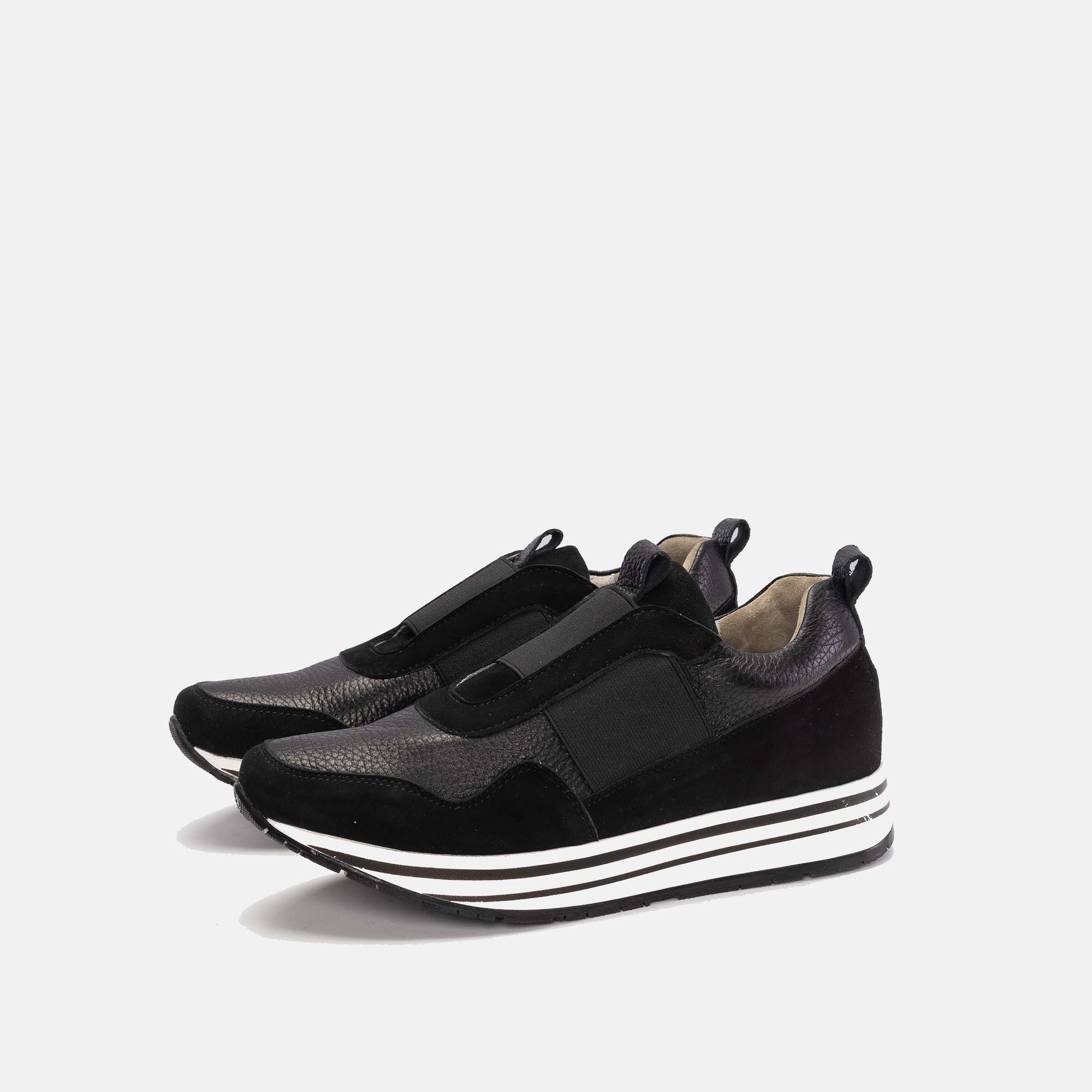 Volzak 150 Basket en daim Noir