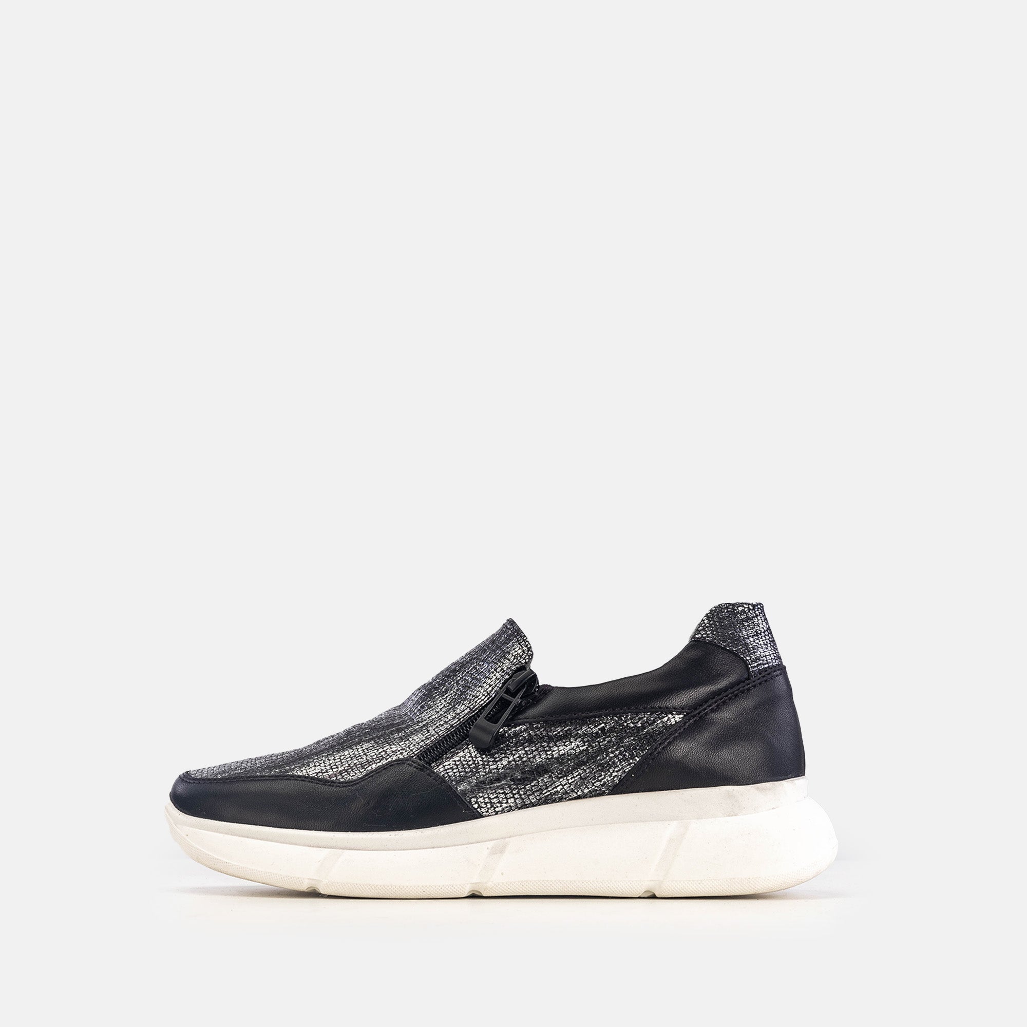 Volzak 178 Basket en cuir Noir