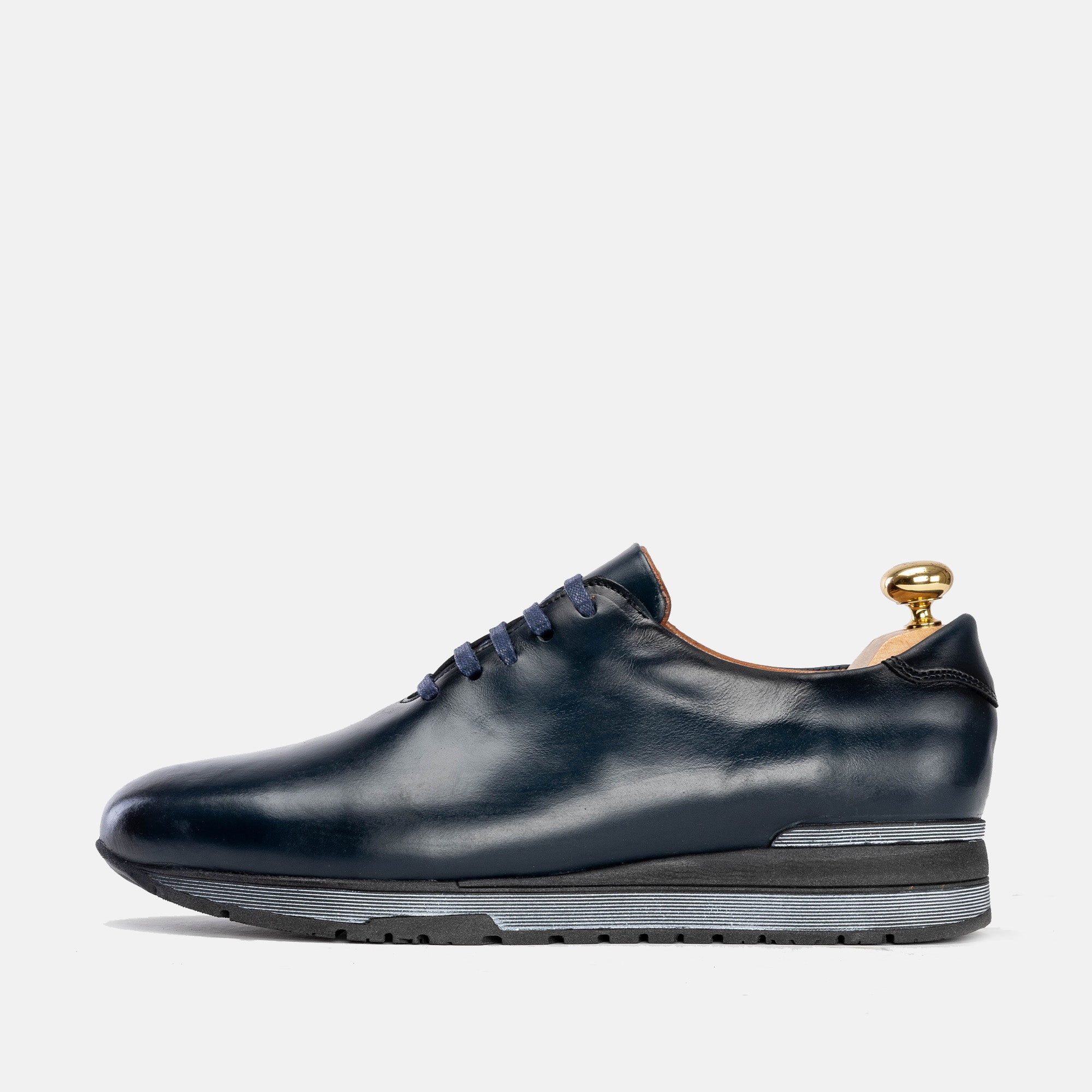 Volzak 5154 Basket en cuir Bleu