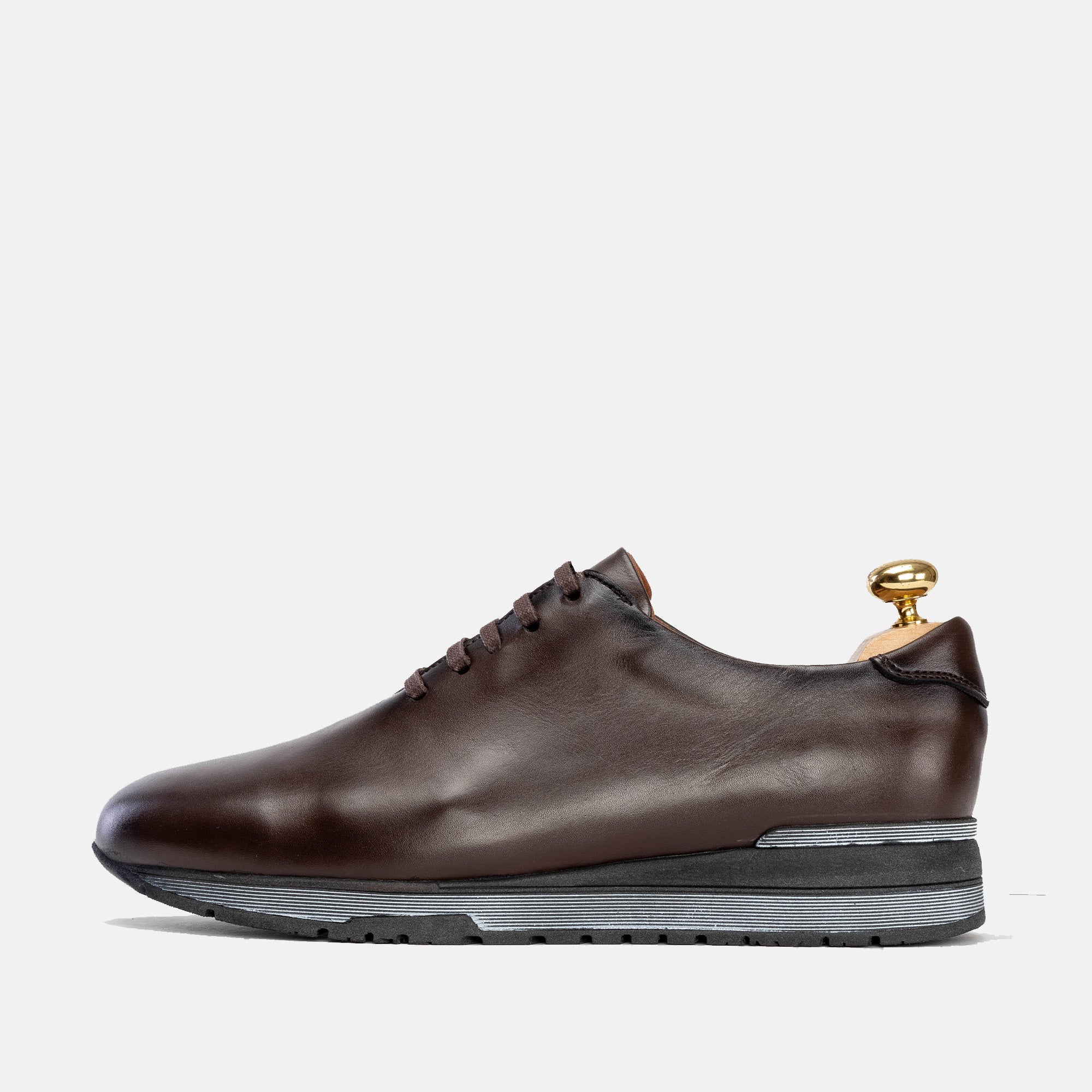 Volzak 5154 Basket en cuir Marron