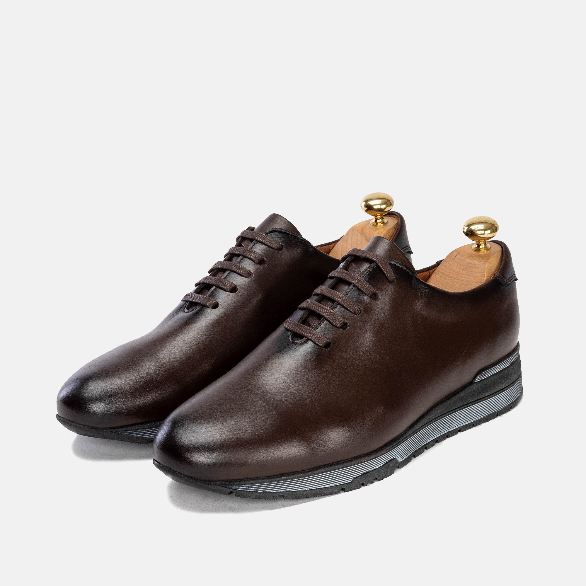 Volzak 5154 Basket en cuir Marron