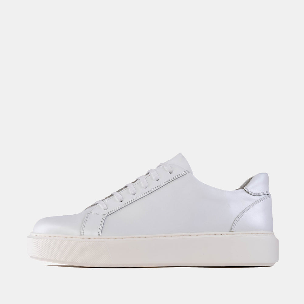 Volzak 6041 S Basket en cuir Blanc