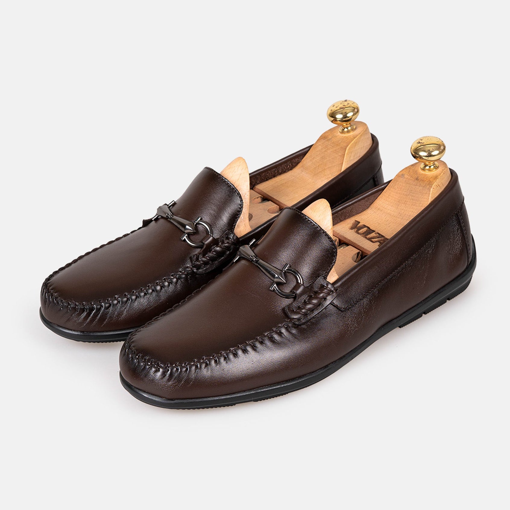 Volzak 5419 Mocassin en cuir Marron