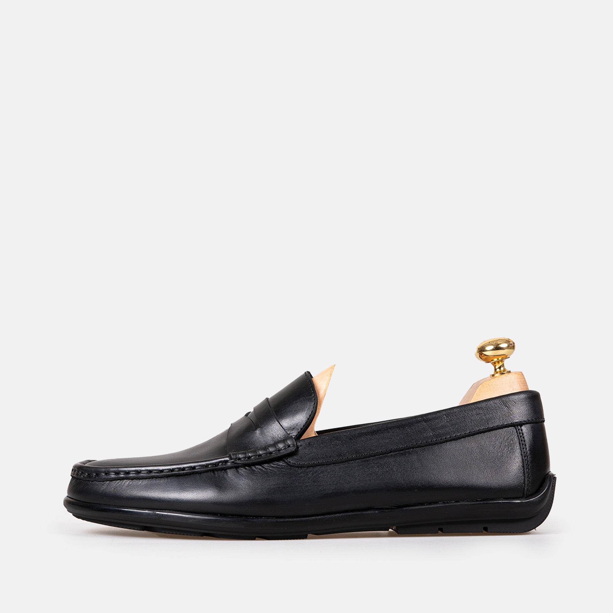Volzak 5420 Mocassin en cuir Noir