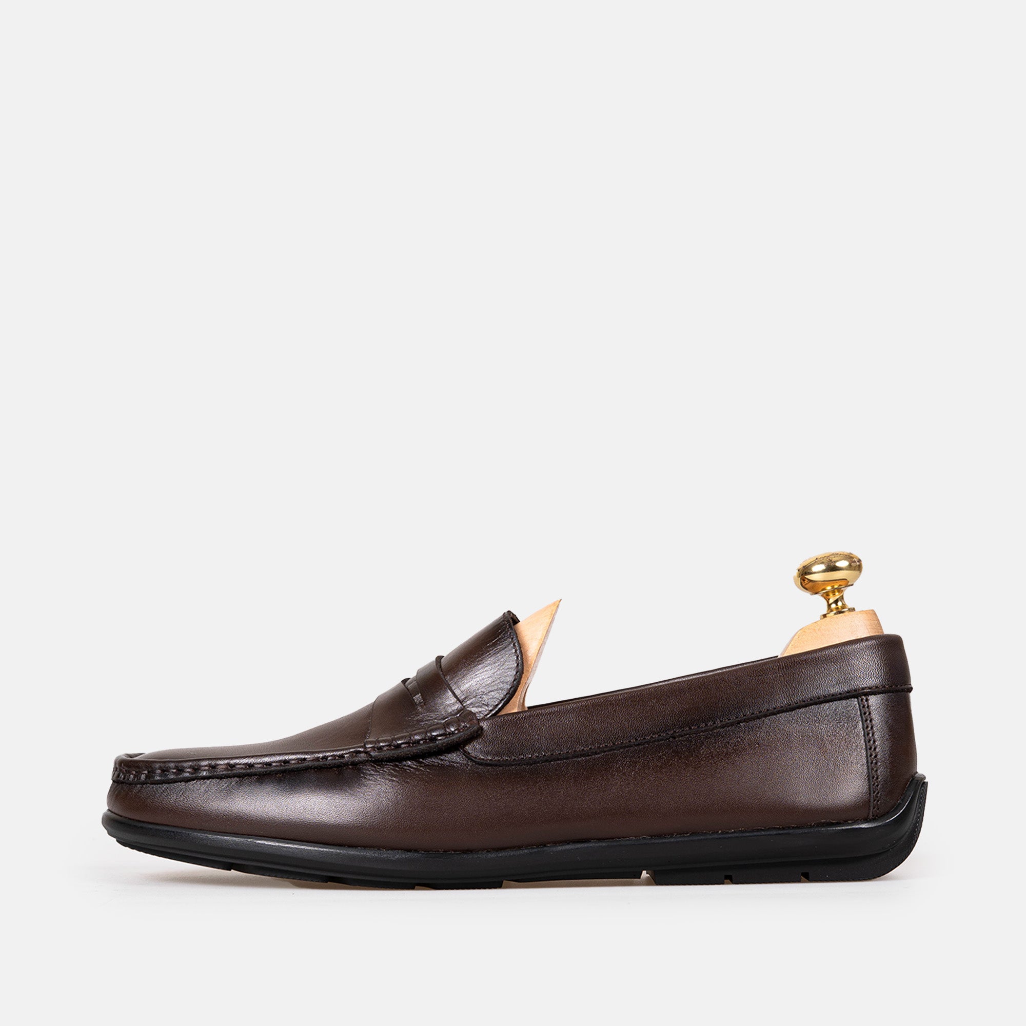Volzak 5420 Mocassin en cuir Marron