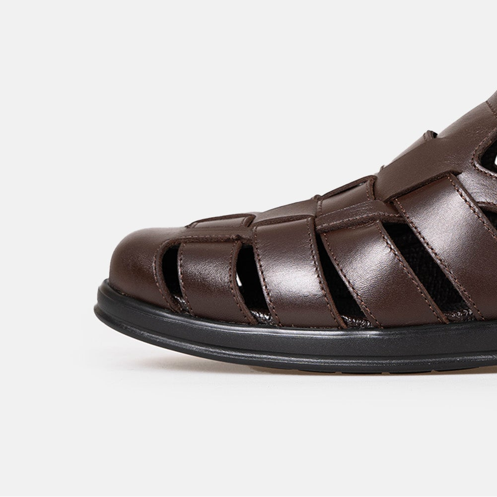 Volzak 5210 S Sandale en cuir Marron