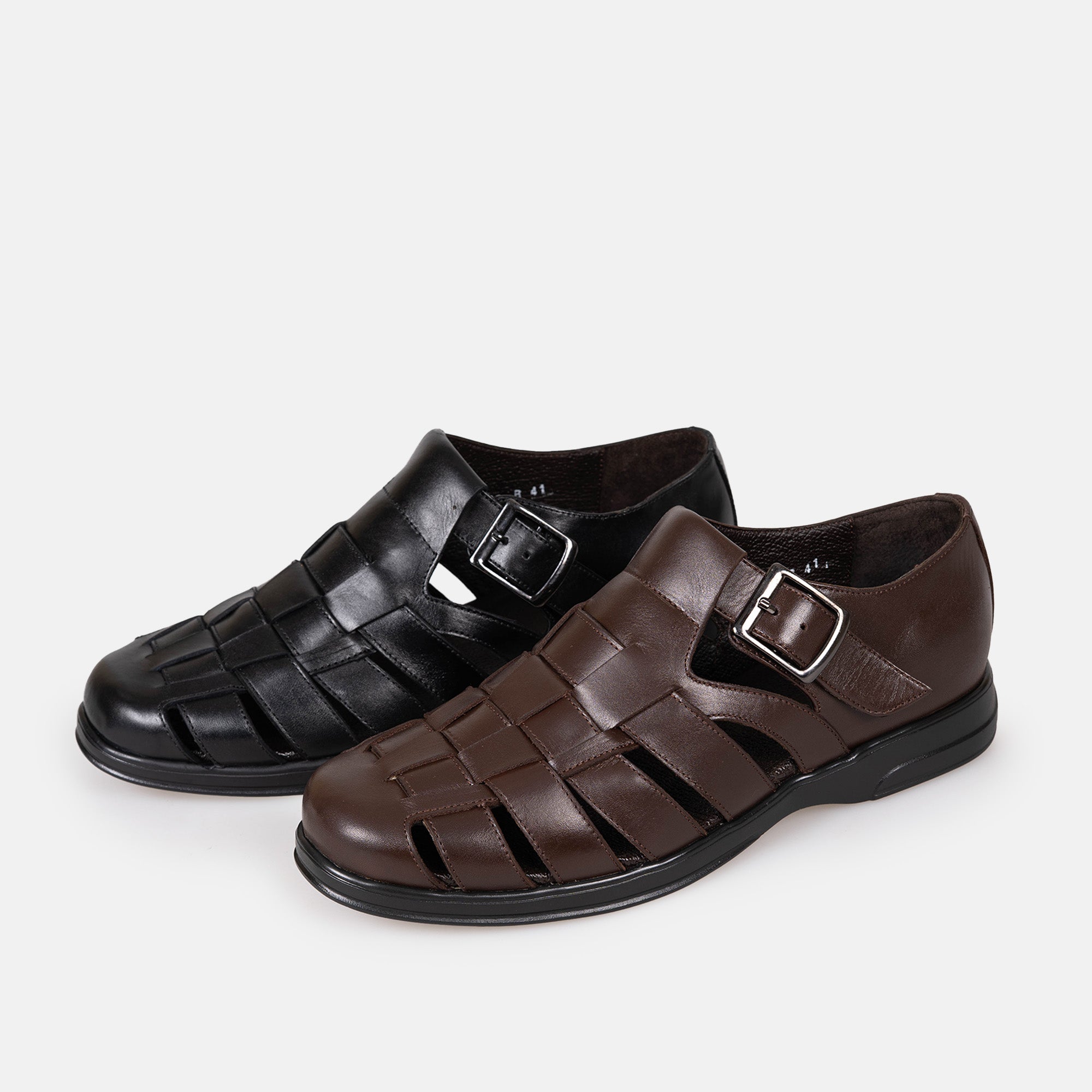 Volzak 5210 S Sandale en cuir Marron
