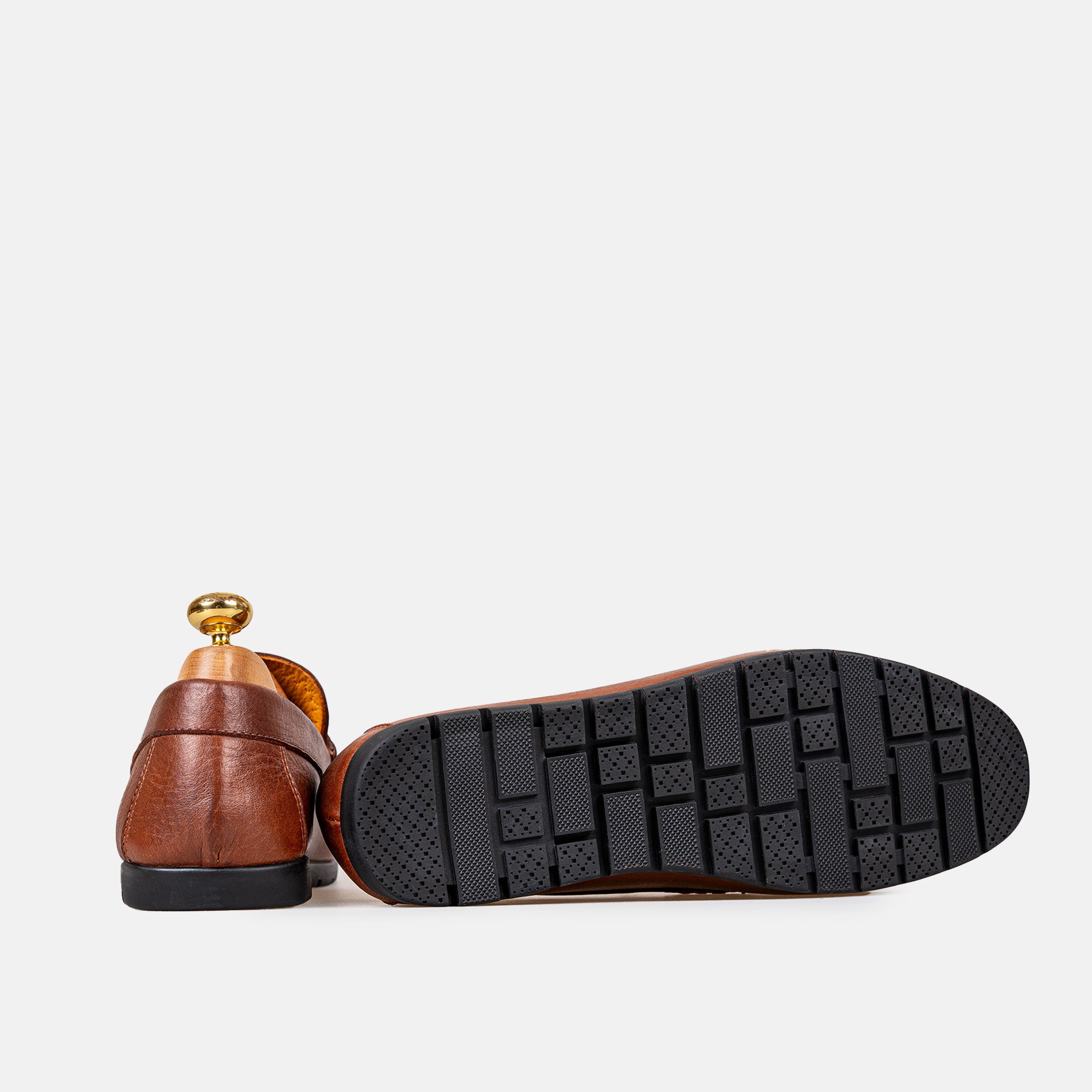 Volzak 0100 Mocassin en cuir Camel